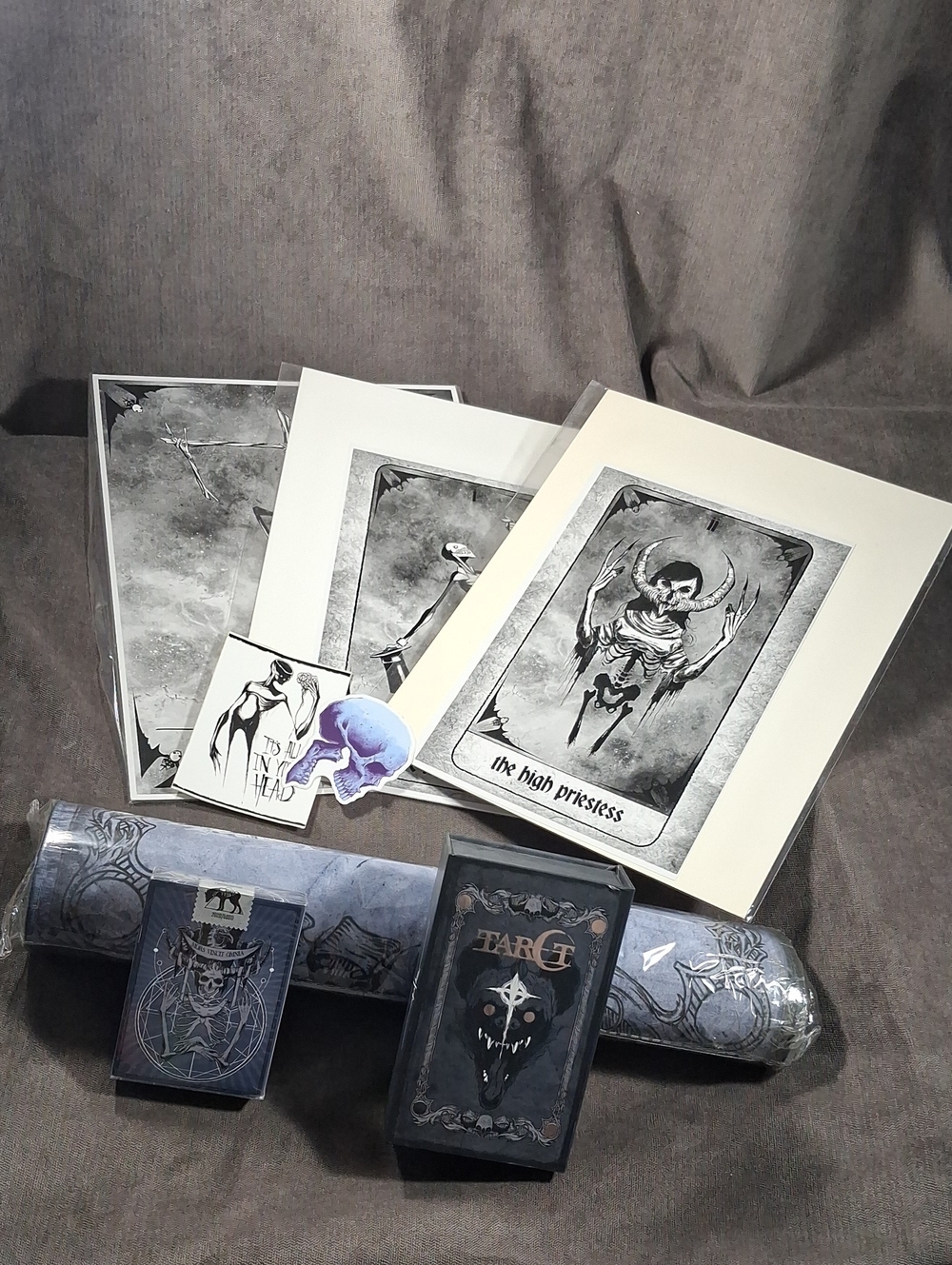 Any Means Necessary Tarot Deck + Mat + 2 Prints + Signed Print + Extras ALL NEW